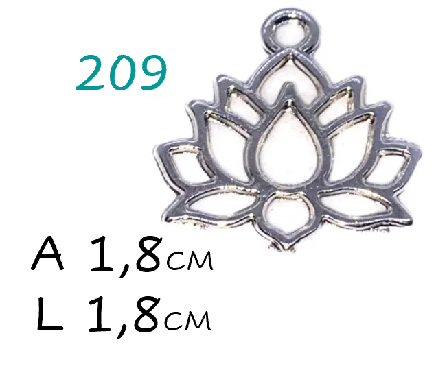 Pingente flor de lotus