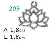 Pingente flor de lotus