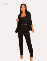 Conjunto Feminino de luxo  Lady Griffe Preto - Foto 3