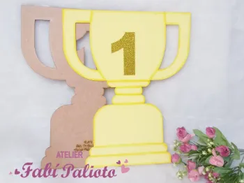 G1.376   Gabarito de Moldes em MDF Troféu 35cm