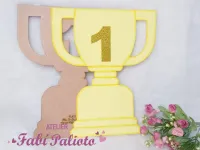 G1.376   Gabarito de Moldes em MDF Troféu 35cm