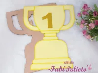 G1.376   Gabarito de Moldes em MDF Troféu 35cm - Foto 3