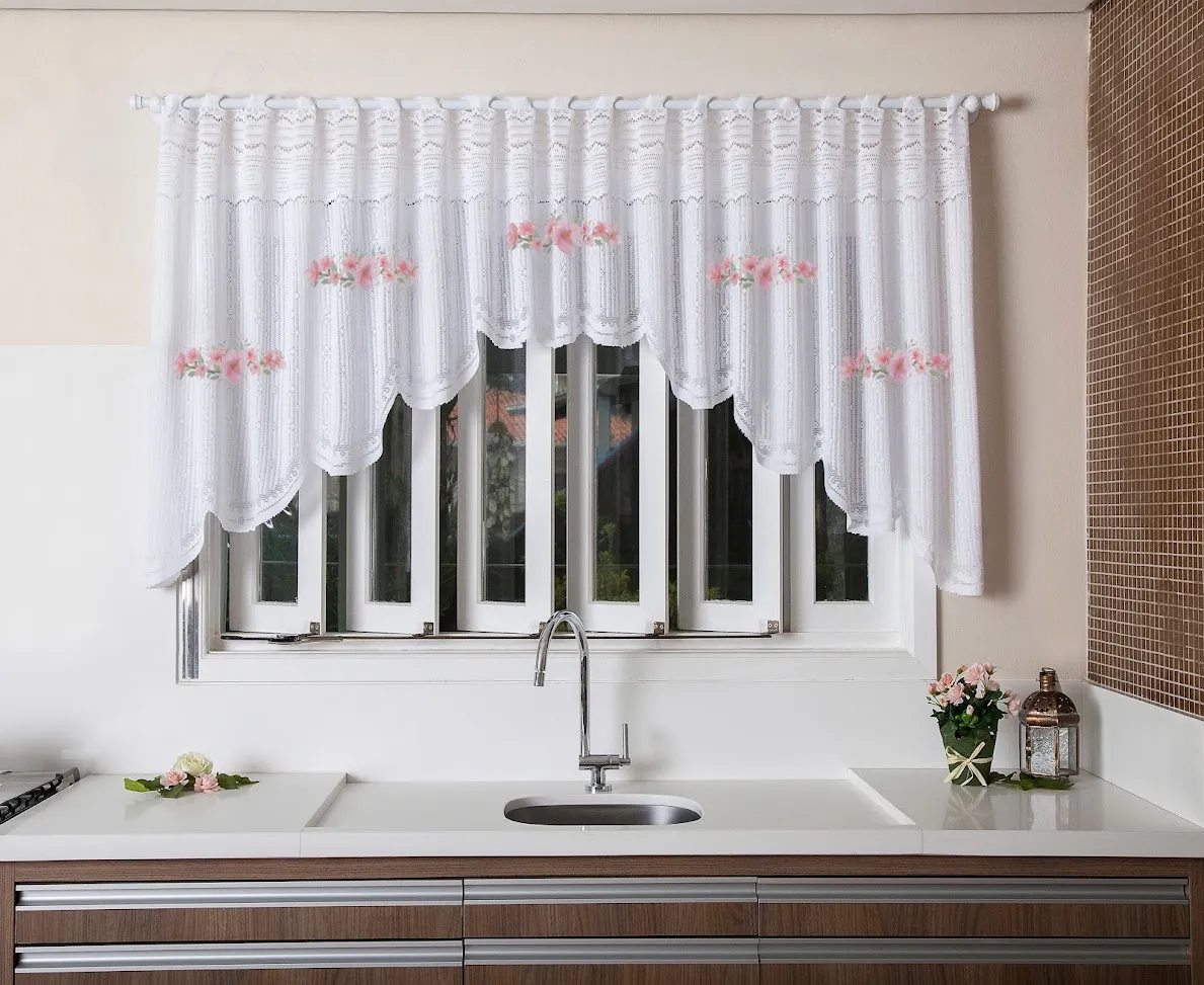 Cortina de Renda Cascata Premium  3.00 X 1.00M Imagem