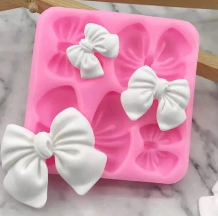 Molde de Silicone Laços Fofo Imagem