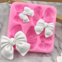 Molde de Silicone Laços Fofo