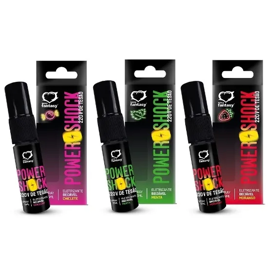 Power Shock Eletrizante Beijável 15ml - SF6146