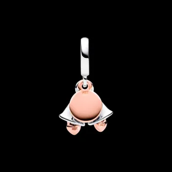 Berloque pendente sinos igreja dois tons– Inspiração Pandora - Foto 2