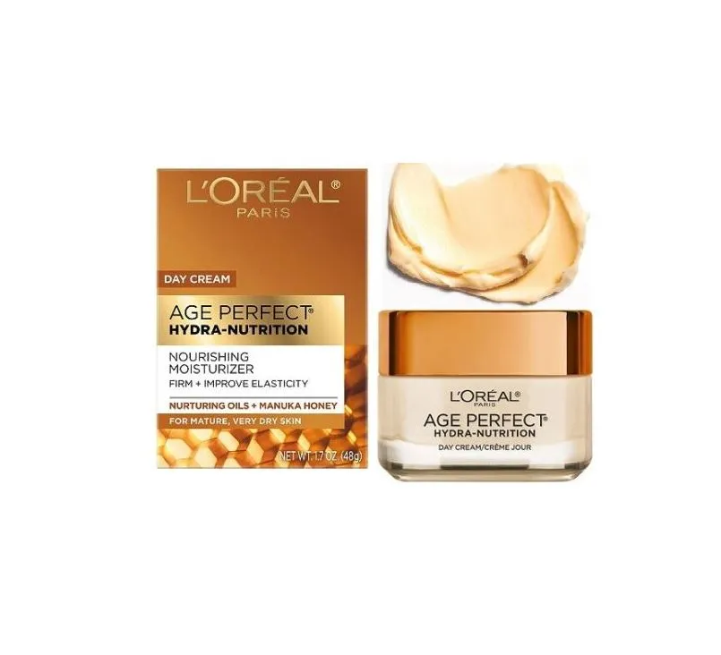 Creme Facial LOreal Paris Age Perfect Hydra-Nutrition Diurno Com Mel De Manuka– 48g Imagem
