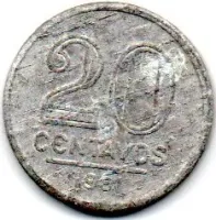 1961 - 20 Centavos - Moeda Brasil - UTG