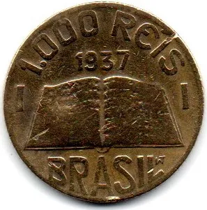 1937 - 1000 Réis - Anchieta - BC - Polida