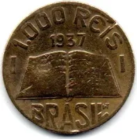 1937 - 1000 Réis - Anchieta - BC - Polida