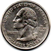 Estados Unidos - 2002D - 25 Cents - Ohio - State Quarter Dollar - Foto 2