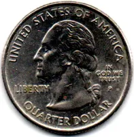 Estados Unidos - 2007P - 25 Cents - Wyoming - State Quarter Dollar - Foto 2