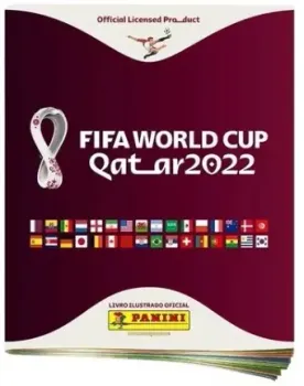 (Com Amassados - Sem Garantia) - Álbum Copa Do Mundo Qatar 2022 - Capa Mole Brochura - Vazio