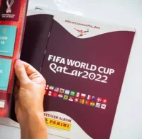 (Com Amassados - Sem Garantia) - Álbum Copa Do Mundo Qatar 2022 - Capa Mole Brochura - Vazio - Foto 4