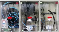 Caixa de Luz para 2 Relogios Montado 