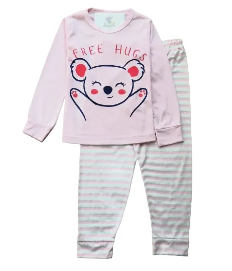 Pijama Infantil Feminino Hugs