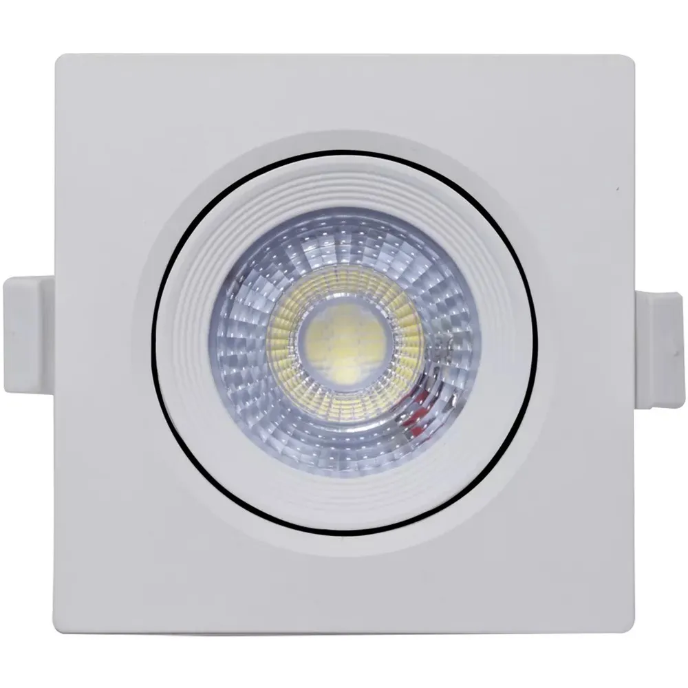Spot Led Quadrado Embutir 5W Bivolt Imagem