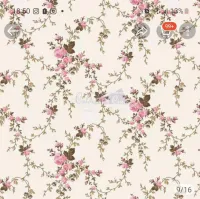   TECIDO CALDEIRA SARAH  ROSA COM MARROM COR 48