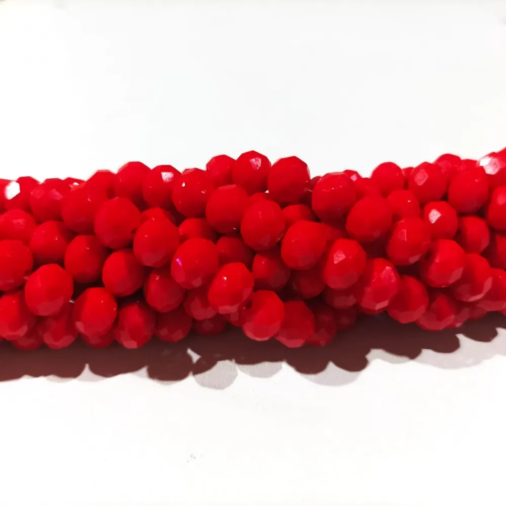 Fio de cristal Vermelho Aberto - 64