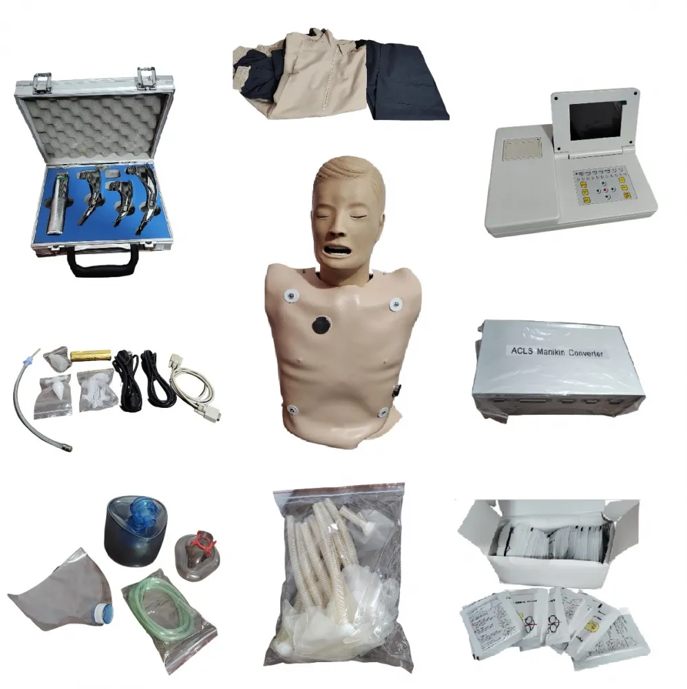 MANEQUIM DE TREINAMENTO BLS (ACLS E CONTROLE DE MICROPROCESSADOR DE 32 BITS) KAR/ACLS850 Imagem