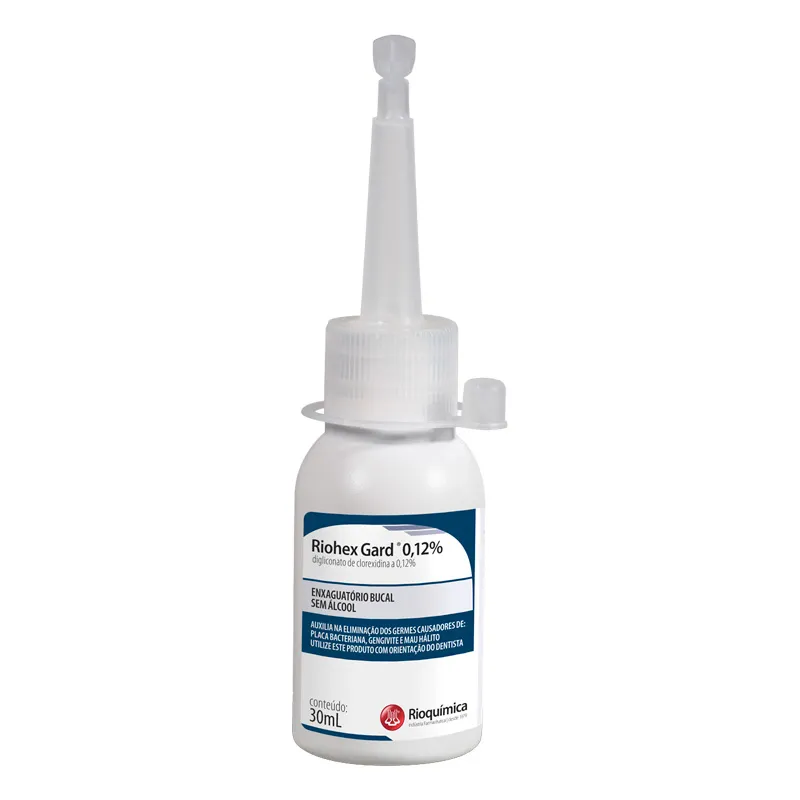Enxaguante Bucal Riohex Gard 0,12% RIOQUÍMICA - 30ml - VALIDADE 11/2026