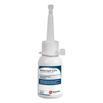 Enxaguante Bucal Riohex Gard 0,12% RIOQUÍMICA - 30ml - VALIDADE 11/2026
