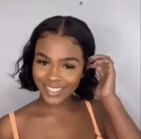 Selly 35cm   Lace Front UltraHD humana cabelo brasileiro repartição  LivreBigPlus®  - Foto 2