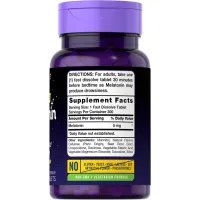 Melatonina Carlyle  Fast Dissolve Natural Berry Flavor 5mg C/300 Tablts Importado Frete Grátis - Foto 9