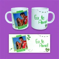 Caneca com fotos -  Eu te amo