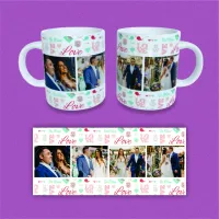 Caneca com fotos -  Love