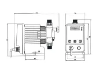 Bomba Automática Dosadora de Cloro Diafragma 5 Bar 6 L/h 220v - Foto 4