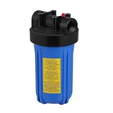 Carcaça para Filtro Big 10" Azul - Rosca 1.5" - c/ Chave e Suporte