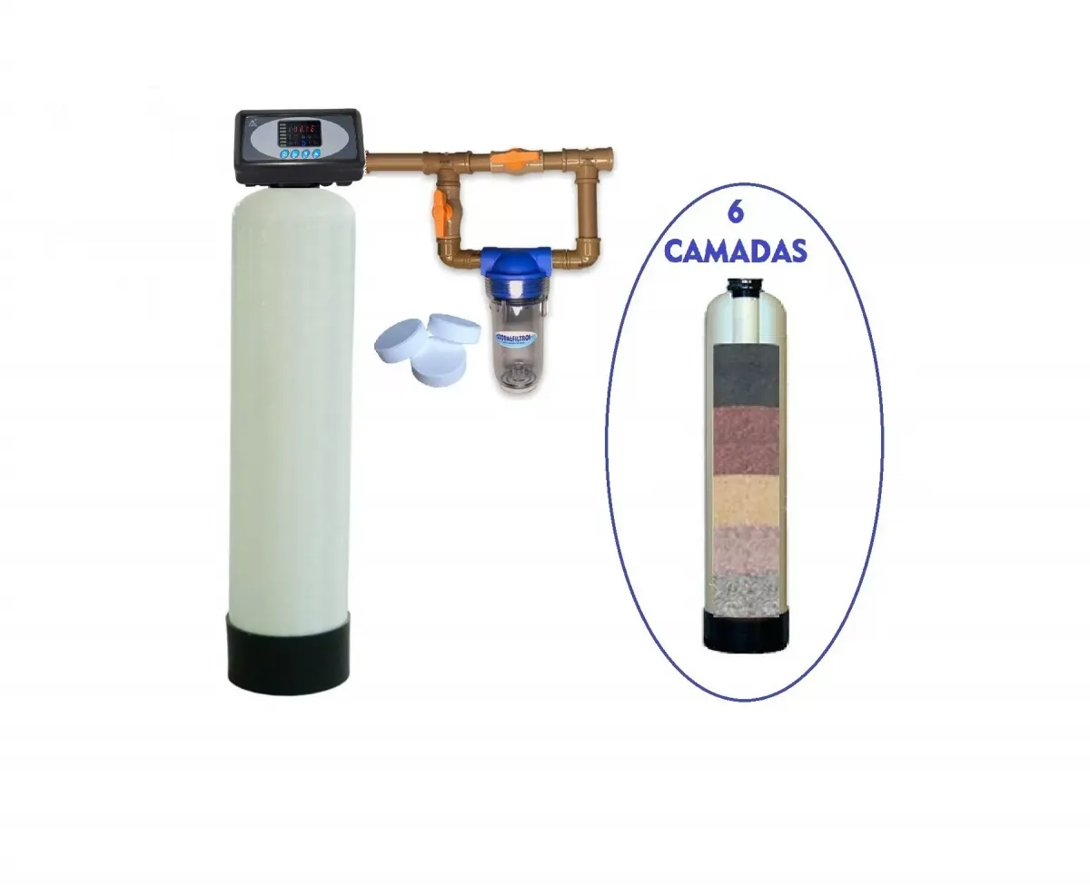 Sistema Tratamento De Água Escura Turva Amarelada Gbf935 Automático