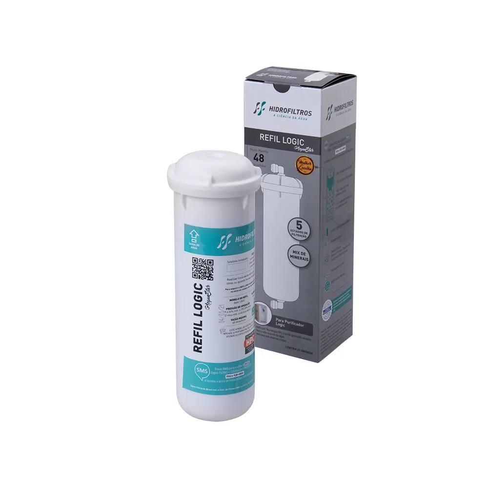 Refil Filtro para Purificadores Digit/ Logic Hidro Filtros