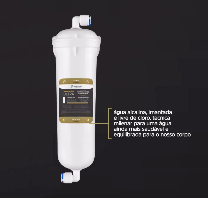 Refil Filtro Alcalinizador Ionizador e Magnetizador para Purificadores Ultramax