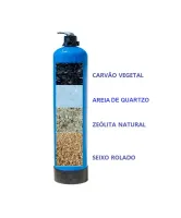 Filtro Central PRFV Original para Decloração Turbidez e Partículas GBF2000L/H - Foto 2