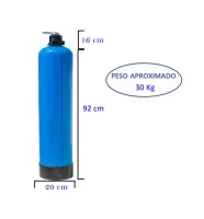 Filtro Central PRFV Original para Decloração Turbidez e Partículas GBF1000L/H - Foto 4