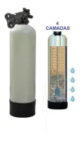 Filtro Abrandador Tratamento Água Com Tanque Salmoura Gbf635 - Foto 5