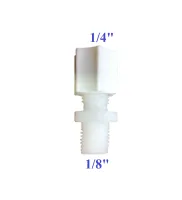 Adaptador para Osmose Reversa Rosca 1/8 x Saída p/ Mang 1/4