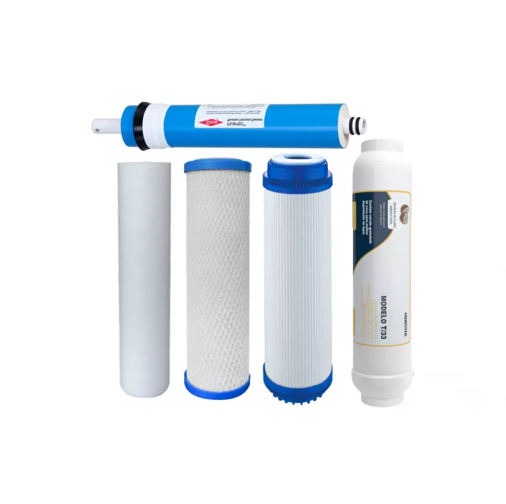 Kit De Refis Reposição Osmose Reversa Ro-20 Residencial