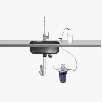 Kit Filtro De Agua E Torneira Tipo Faucet Para Bancada Mesa