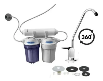 Filtro Residencial Cozinha Embutir Alcalinizador C/ Torneira