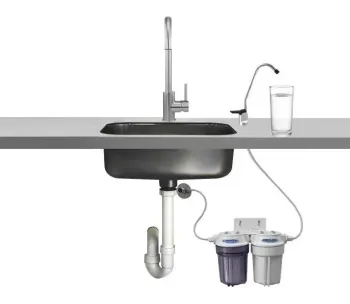 Filtro Residencial Cozinha Embutir Alcalinizador C/ Torneira - Foto 2