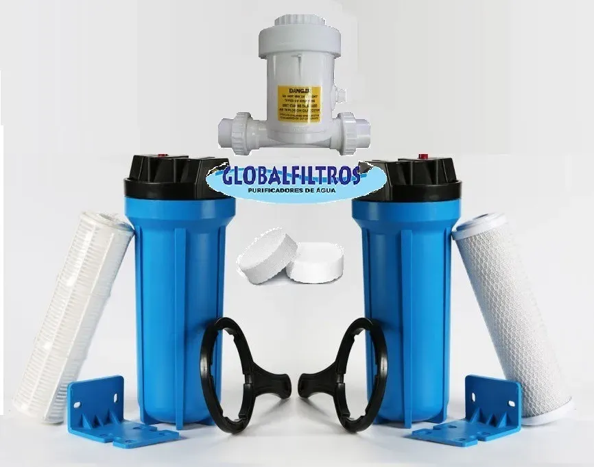 Conjunto Tratamento De Água De Poço Gbf1000pas + Refil Extra