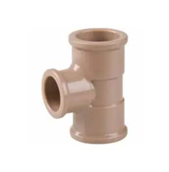 Tee Soldável Redução Marrom Krona 32mm x 25mm para Água Fria - Foto 2