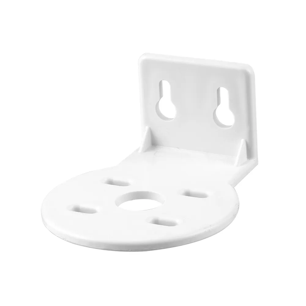 Suporte Plástico Simples Branco p/ Filtro 10x2,5" c/ Kit parafusos