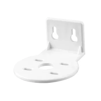 Suporte Plástico Simples Branco p/ Filtro 10x2,5" c/ Kit parafusos