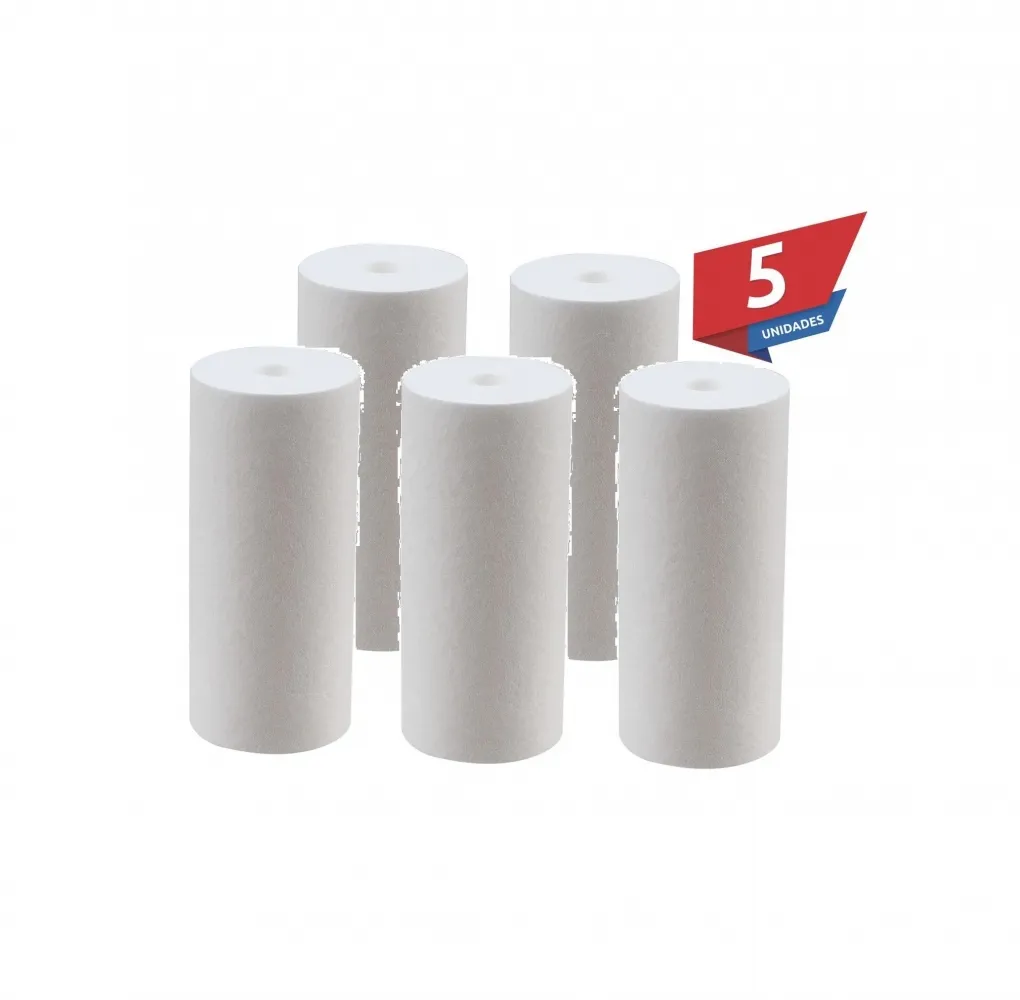 Kit 5 Unidades Refil Polipropileno 5 Micra P/ Filtros Big 10 Imagem