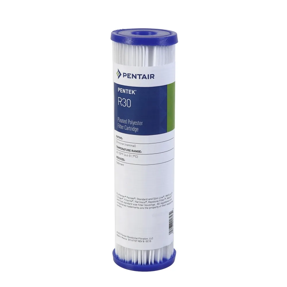 Refil Plissado Lavável 9.3/4" Pentair R30 - 30 Micras